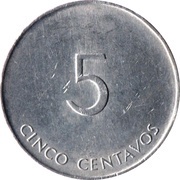 5 Centavos INTUR reverse image