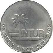 25 Centavos INTUR reverse image