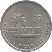 25 Centavos INTUR reverse image