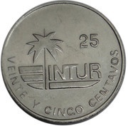 25 Centavos INTUR reverse image