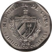 25 Centavos obverse image