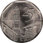 25 Centavos reverse image