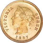 ¼ Piastre - Victoria obverse image