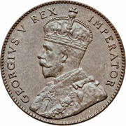 ¼ Piastre - George V obverse image