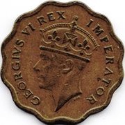 ½ Piastre - George VI obverse image
