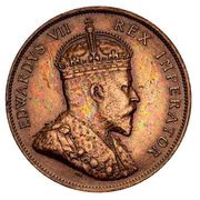1 Piastre - Edward VII obverse image