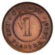 1 Piastre - Edward VII reverse image