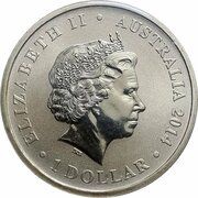 1 Dollar - Elizabeth II 4th Portrait - Year of the Horse obverse image