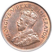 1 Piastre - George V obverse image