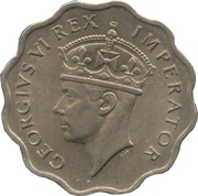 1 Piastre - George VI obverse image