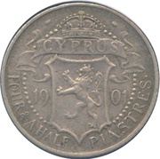 4½ Piastres - Victoria reverse image