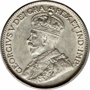 9 Piastres - George V obverse image