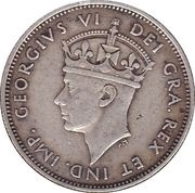 9 Piastres - George VI obverse image