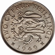 2 Shillings - George VI reverse image