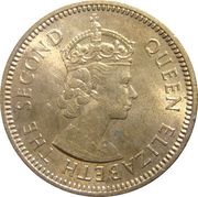 3 Mils - Elizabeth II 1st portrait obverse image