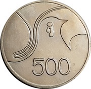 500 Mils Human Rights, Cyprus, 1978 reverse image