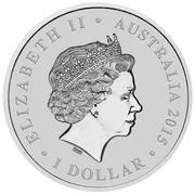 1 Dollar - Elizabeth II 4th Portrait - Longest-Reigning Commonwealth Monarch - Silver Proof - High Relief obverse image