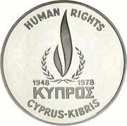 500 Mils Human Rights - Silver Proof issue obverse image