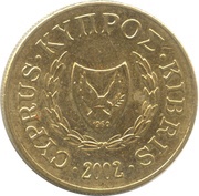 10 Cents Type 2 coat of arms obverse image