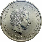 1 Dollar - Elizabeth II 4th Portrait - Chinese Lion Dance obverse image