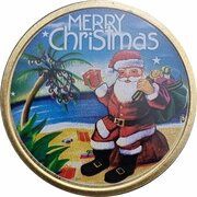 1 Dollar - Elizabeth II 4th Portrait - Merry Christmas 2015 reverse image