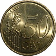 50 Euro Cents reverse image