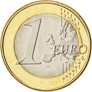 1 Euro reverse image