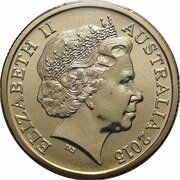 1 Dollar - Elizabeth II 4th Portrait - WW1 War Heroes Red Poppy obverse image