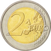 2 Euros reverse image