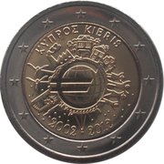 2 Euros 10 Years of Euros Cash obverse image
