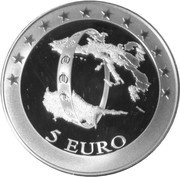 5 Euros The accession of Cyprus to the EMU reverse image