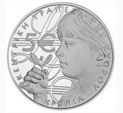5 Euros 50th Anniversary of the Central Bank of Cyprus - silver reverse image