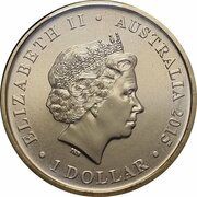 1 Dollar - Elizabeth II 4th Portrait - Simpson and his Donkey obverse image