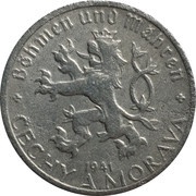 10 Haléřů obverse image