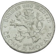 50 Haléřů Trial Strike obverse image