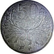 50 Haléřů reverse image