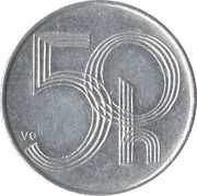 50 Haléřů reverse image