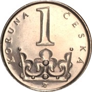 1 Koruna reverse image