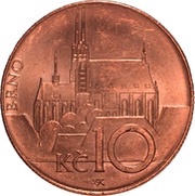 10 Korun reverse image