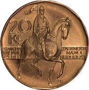 20 Korun reverse image