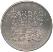 200 Korun Pavel Josef Šafařík obverse image