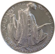 200 Korun Jean-Baptiste Gaspard Deburau, Czech Republic, 1996 reverse image