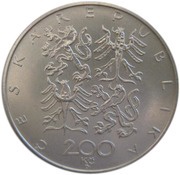 200 Korun Czech Amateur Athletic Union obverse image