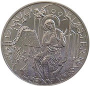 200 Korun Monastery Na Slovanech - Emauzy, Czech Republic, 1997 reverse image