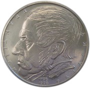 200 Korun František Palacký, Czech Republic, 1998 reverse image