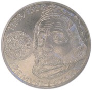 200 Korun King Přemysl I Otakar, Czech Republic, 1998 reverse image