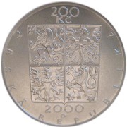 200 Korun Zdeněk Fibich obverse image