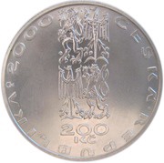 200 Korun New Millennium obverse image