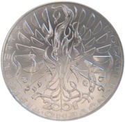 200 Korun New Millennium, Czech Republic, 2000 reverse image
