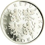 200 Korun Jaroslav Seifert obverse image